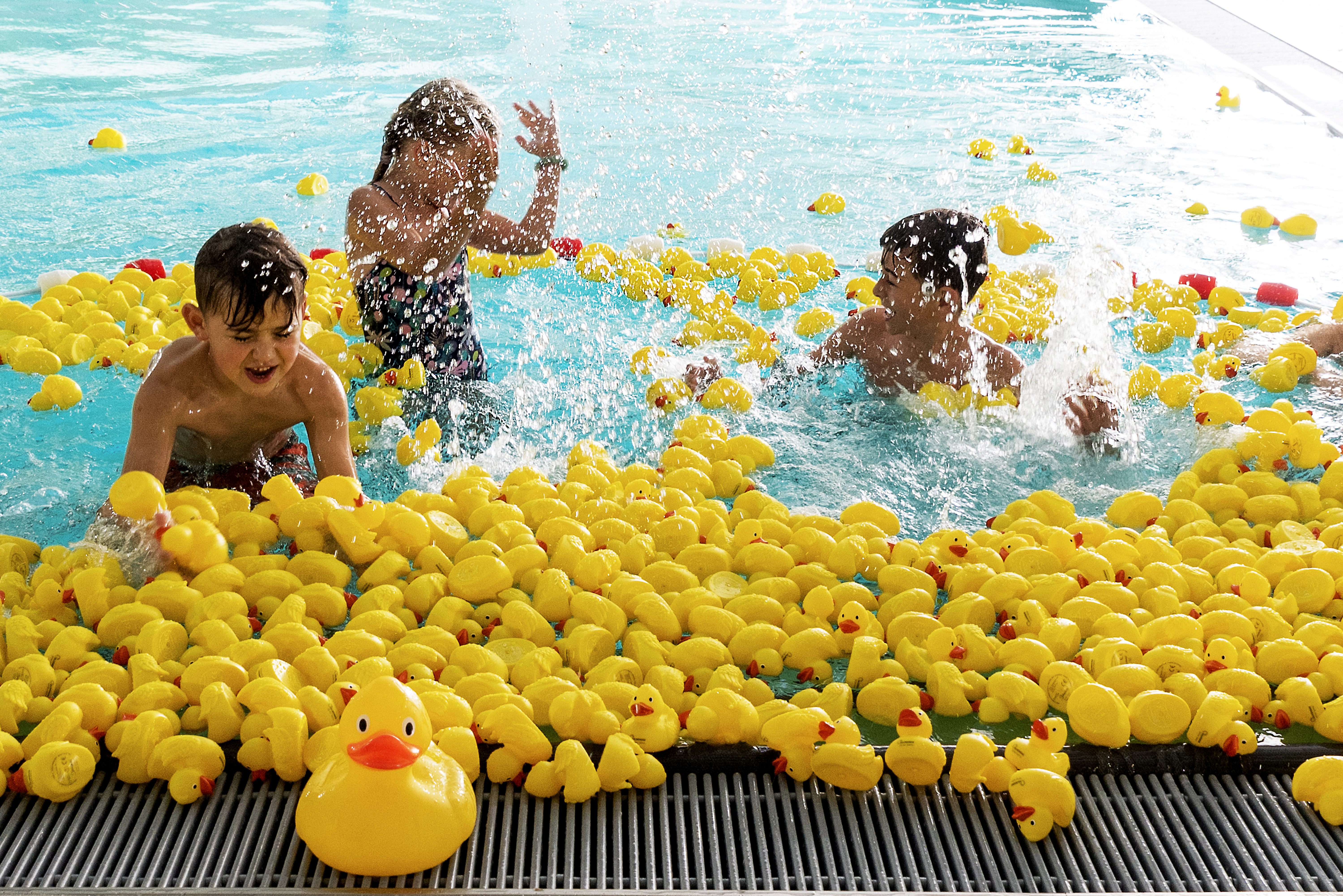 Salina-Spaß im Lehrschwimmbecken